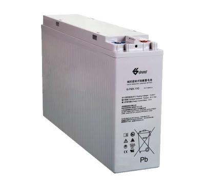 Chine 12V 190Ah Batterie au plomb acide à haute capacité Batterie terminale Shoto Front 6-FMX-190 à vendre
