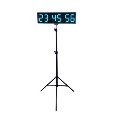 China Sports High Quality 4 Inch 6 Digits Commercial Led Grand Marathon Gym Electronic Crossfit Timer for sale