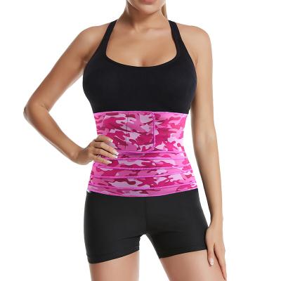 China Slim Shaper Waist Trainer Neoprene Camouflage Wrap Belt Waist Trainer Fitness Exercise Unisex Corset for sale