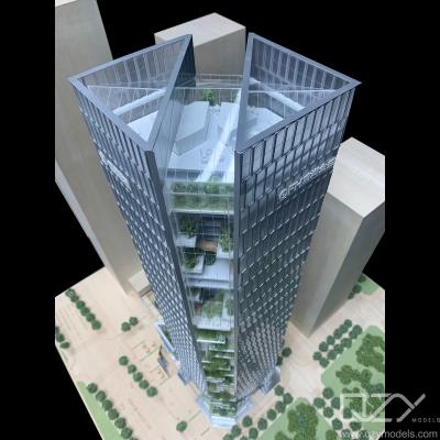 中国 Aedas 1/200 シェンゼン・キアンハイ・ファイナンシャル・ホールディングス 建築概念モデル 販売のため