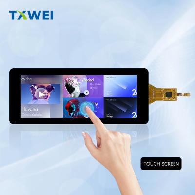 China 6.86 polegadas longa faixa capacitiva touch 480 * 1280 resolução tela LCD à venda