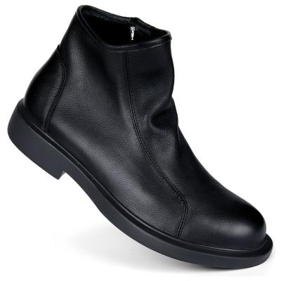 China Deodorization men's Genuine Leather boots genuine casual boots for winter fashion boots soft sloe soft face new style top-layer cow leather for sale