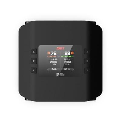 China ISDT K4 Dual Mode AC 400W DC 600Wx2 Dual Channel Smart Charger For Intelligent Lithium Battery High Power Lithium for sale