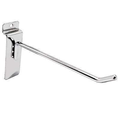 China Durable Factory Customized Slot Panel Hook Supermarket Shelf Wire Diameter Single Hook for sale