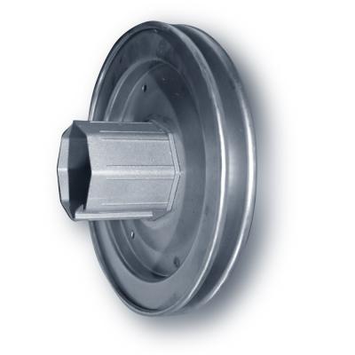 China Modern Roller Shutter Accessories , Galvanized Roller Shutter Belt / Pulley Coiler for sale