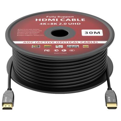China High Speed COMPUTER HDTV Fiber Optic Cable 4K 60hz HDTV Cable For Multimedia Device for sale