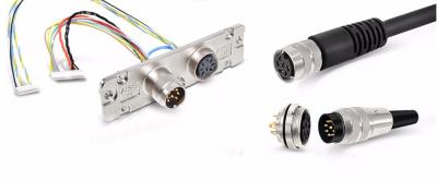 China Automotive Waterproof Cable Ip67 pin female to male AISG Connector for sale