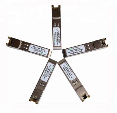Китай Приемопередатчик CISCO 100% совместимый Sfp оптически, модуль Sfp оптического волокна RJ45 1000M медный продается