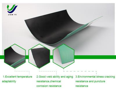 China Geomembrana de HDPE lisa para embalse y lago artificial en venta