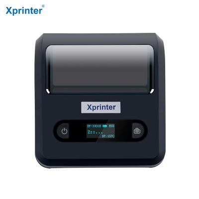 China New come black and white portable 3 inch label sticker printer XP-P3301B for sale