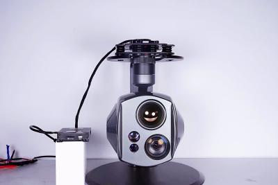 China Triple Zoom Camera EO/IR Target Locking 10KM Distance Measurement,Target Location Calculating ,1m*1m Target Dimension en venta