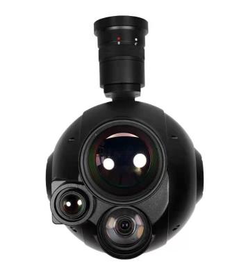 China Triple Gimbal Integrated with 30*Zoom Optical and 2 thermal Image cameras with Target locking System en venta