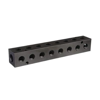 Chine Poinçon divers de commande numérique par ordinateur d'air de commande numérique par ordinateur de blocs hydrauliques en aluminium de l'eau à vendre