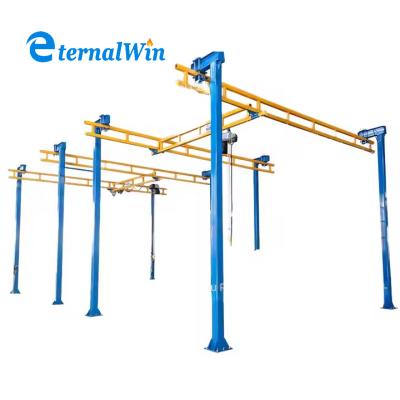China Cor personalizada KBK ponte guindaste resistência de aço para eficiência de manuseio de material à venda
