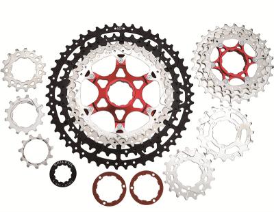 China SUN Aluminum Cassette MTB Flywheel 8/9/10/11/12 Speed Drop Off Mountain Bike Bicycle Bicycle Drop Off for sale