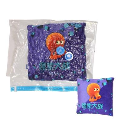 China Sustainable New Type Transparent Household Bag Compression Vacuum Storage Bags Set With Valve for sale