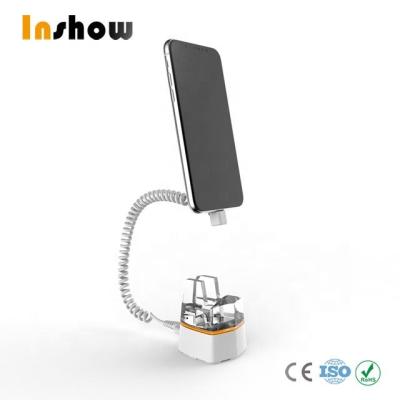 China Shop INSHOW Acrylic Cell Phone Alarm Stand Security Anti-theft Display Stand For Phone for sale