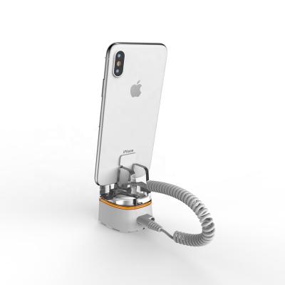 China Vertical Display Cell Phone Security Display Stand With Alarm And Alarm Charging Anti-theft Holder For Mobile Phone for sale