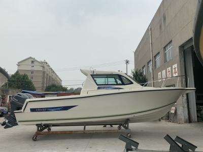 Chine 2023 new 27ft GRP boat for fishing and recreation with 8 persons crew with cabin à vendre