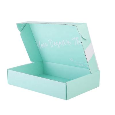 China Disposable Custom Folding Flute Cardboard Tuck Top Mailing Box for sale