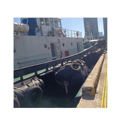 Chine V.V. Certifié Tailles personnalisées Yokohama Fenders en caoutchouc pour bateaux en noir pour chantier naval à vendre