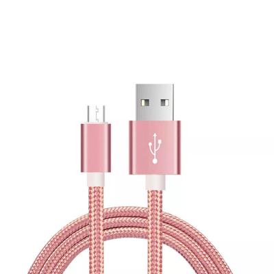 China V8 Charger Nylon Braided Fast Charging Micro USB Data Cable Speed Suppliers Type C Cable For IPhone Android Tablets 8 pin for sale
