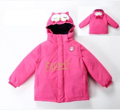 China Snow Anti-UV Luminous Pink Hawk Color Kids Hood Clothes Detachable Skiwear Jackets Ski for sale