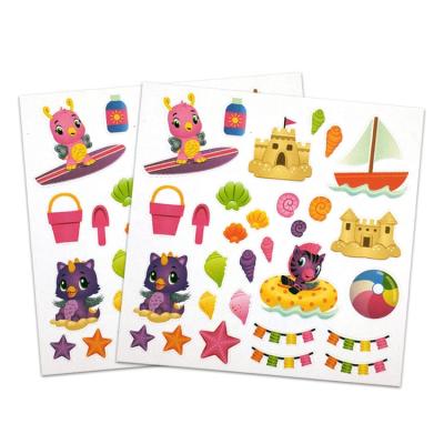 China Custom Sniffs Custom Scratch And Sniff Self Adhesive Cartoon Stickers With Sweet Smell For Promotional Gift for sale