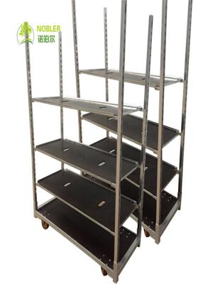 China Trole dinamarquês galvanizado quente 100kg da flor do recipiente do centímetro cúbico pela capacidade de carga da prateleira à venda
