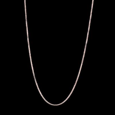 China CLASSIC Classic Chain 925 Rose Gold Women Necklace Silver Box Eternal Jewelry for sale