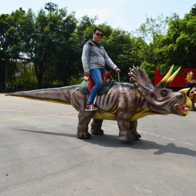 China Museum Low Cost Dinosaur Animal Baby Car Amusement Park Ride Silicome Rubber, Well-treated Steel frame for sale