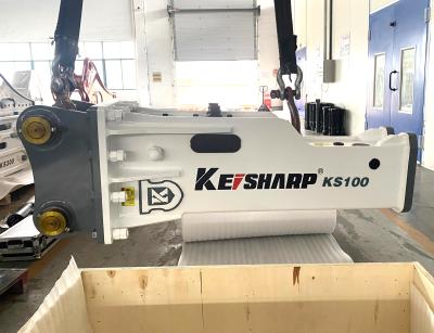 China Excavadora KS100 de cincel de 75 mm Martillos de excavadora hidráulica para trabajos de demolición en venta