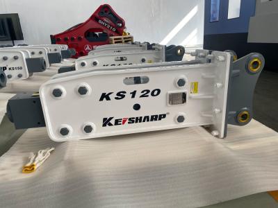 China KS120 Excavator Hydraulic Rock Breaker Machine Top Type 85mm Chisel Diameter for sale