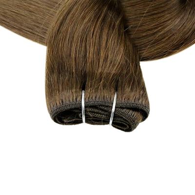 China Water Wave/Body Wave/Micro Dark Ring Hair Curtain V Wave Hair Extension Binding Hair Weft Wholesale Natural Remy Light Regular Supplier Double for sale