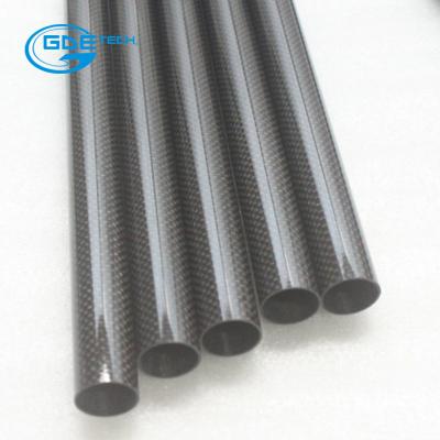 Chine tube 1500mm de fibre de carbone à vendre