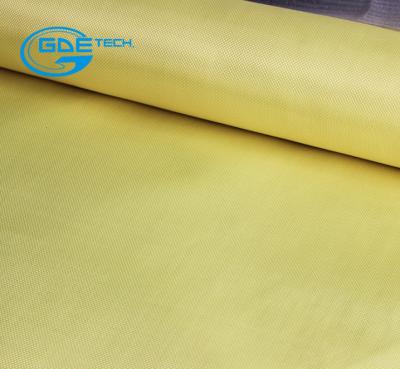 Chine sergé à l'épreuve des balles de plaine de tissu de fibre d'aramid de 1000D 180gsm tissé à vendre