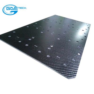China GDE Carbon Fiber CNC Cutting Parts,Custom CNC Carbon Fiber Parts, Cutting Carbon Fiber for sale
