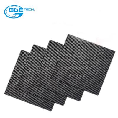Chine usine saleing chaude price/24 de panneaux de particules de carbone d'épaisseur de 400X500mm GDE 1cm/plats/feuilles à vendre