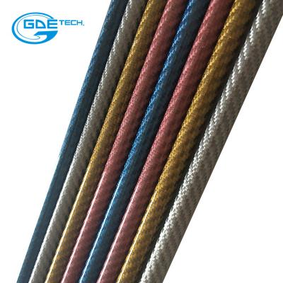 Chine Tube adapté aux besoins du client de fibre de carbone de l'armure 3k pour l'industrie à vendre