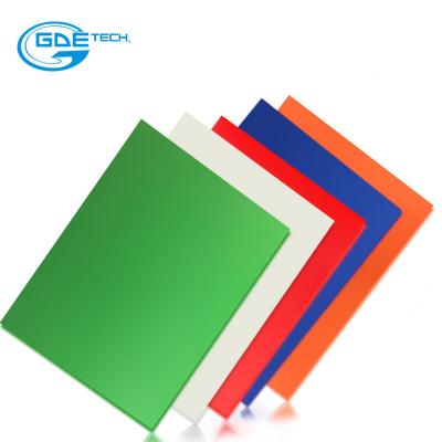 Chine Feuille faite sur commande des fibres de verre G10/FR4 verte/noir/jaune/couleur rouge/bleue/orange à vendre