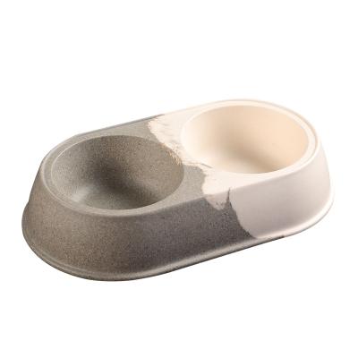 China Factory Supply Great Price Good Quality Viable Double Food Pet Bowl Hot Selling Plastic for sale