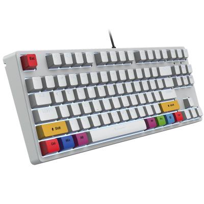 China Red 2022 36.2 Axle Mechanical Gaming Keyboard 87 Gaming Desktop Pluggable Main Cable Shaft * 13.8* 3.91cm for sale