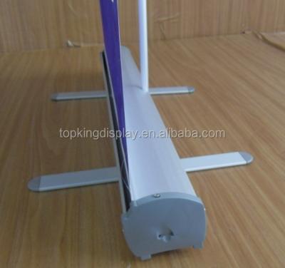 China Trade Show Promotion Roll Up Banner , Aluminum Roll Up Rolled Standee Banner Stand for sale