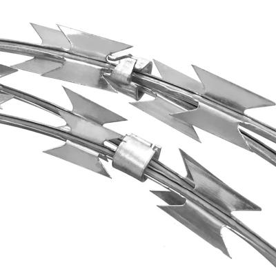 China Solid Razor Barbed Wire for sale