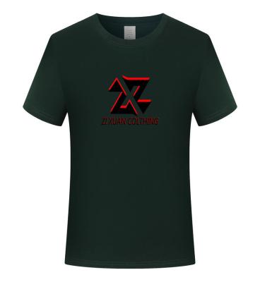 China Anti-wrinkle High Quality Men Custom Heavy 100% Cotton casual T Shirt Blank Mock Neck for sale