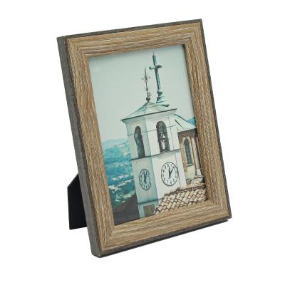 China Jinn Home Wooden Handmade Paper Wrapping Picture Poster Frames 5x7