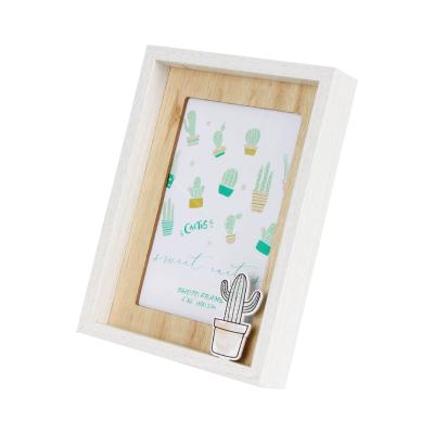 China Handmade Creative Flamingo Vintage Picture Foto Painting Frames Inches 4x6 10x15cm for sale