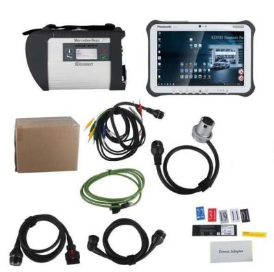 China MB SD Connect Compact 4 für Mercedes mit Panasonic FZ G1 Tablet 2025 Software bereit zur Verwendung zu verkaufen
