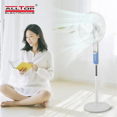 China ALLTOP Car Good Quality 12 Volt DC Fan With 5 Blades High Speed Solar Powered Floor Fan With Brushless Motor for sale
