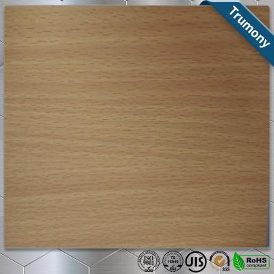 Cina La pittura di legno dell'alluminio del grano del modello riveste l'ACP di pannelli per usando della decorazione in vendita
